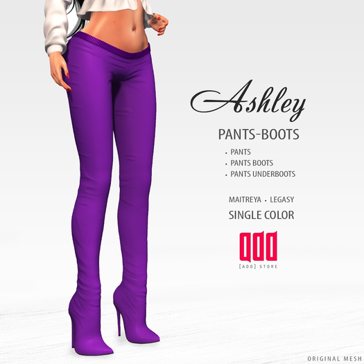 20362 [ADD] Ashley PantsBoots - Violet