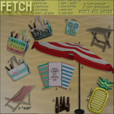 [Fetch] Shore Set - Beach Chair RARE
