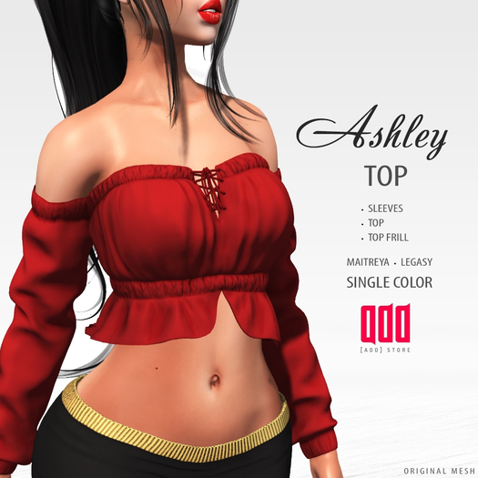 20335 [ADD] Ashley Top - Burgundy