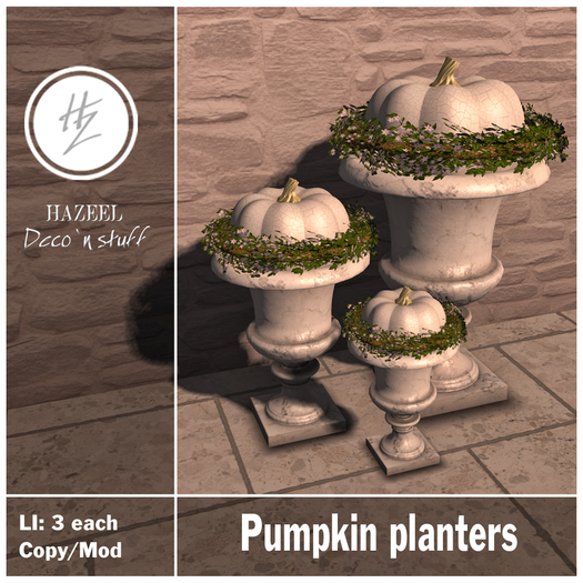 .::Hazeel::. Pumpkin planters {Boxed}- ADD