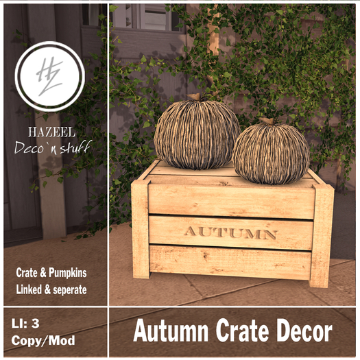 .::Hazeel::. Autumn Crate Decor {Boxed} -ADD
