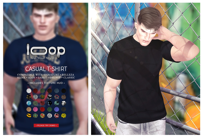 [loop] Casual T-Shirt - FATPACK