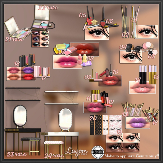 03. Lagom&Gorsimi. - Makeup Active [ Liners B Pink ]