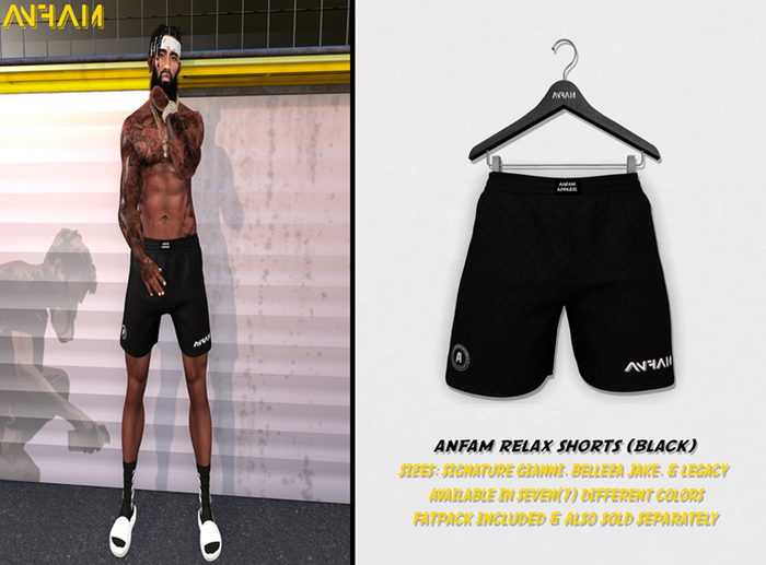 ANFAM - Relax Shorts (Black)
