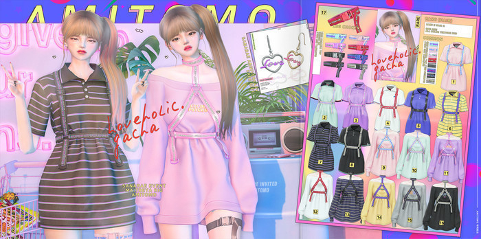 AMITOMO - LoveHolic Gacha - RARE