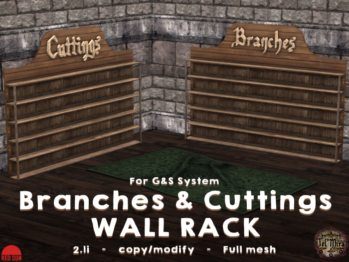 REDSUN - Cuttings & Branches Wall Rack / FREE