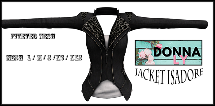 $ DonnaLy Jacket Isadora black