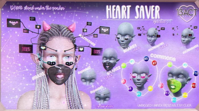 !13ACT - Heart Saver gacha set #15