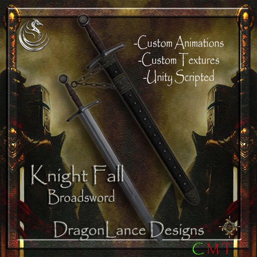 UM "KNIGHTFALL ll"  2-H BROADSWORD