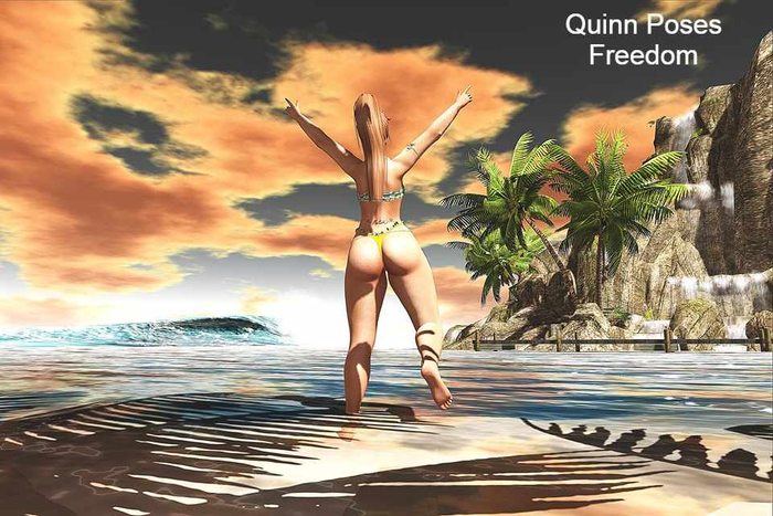Quinn Poses-Freedom