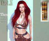 =DeLa*= Mesh Hair "Thessy" Orange Browns