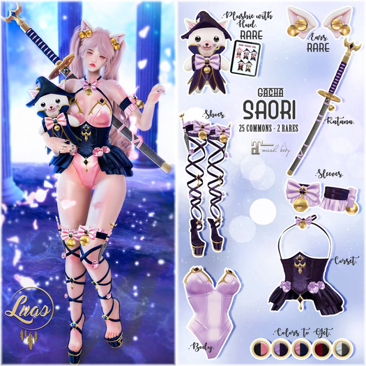 Luas Saori Katana Lilac / Purple