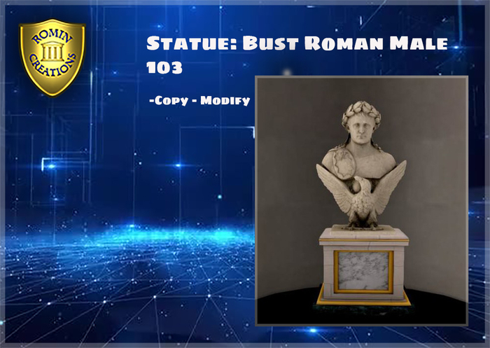 Statue - Roman Male Bust 103