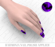 * Harmonia Halloween Bat Nail Applier - Maitreya Omega
