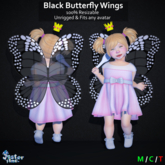[Jester Inc.] Black Butterfly Wings!