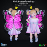 [Jester Inc.] Pink Butterfly Wings!