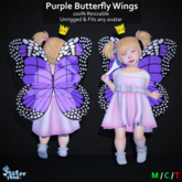 [Jester Inc.] Purple Butterfly Wings!