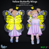 [Jester Inc.] Yellow Butterfly Wings!
