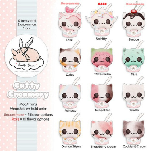 +Half-Deer+ Catty Creamery Ice Cream - Unikitty RARE