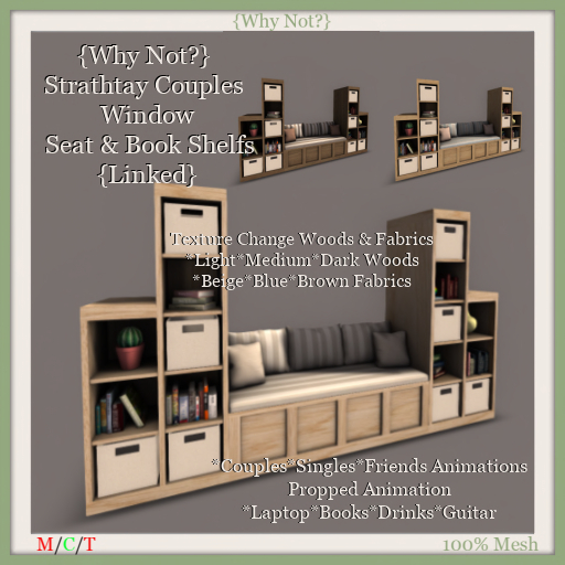 {Why Not?} Strathtay Couples Window Seat{Linked}-Boxed