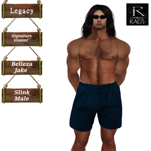 MEN'S GYM SHORTS BLUE(Add)