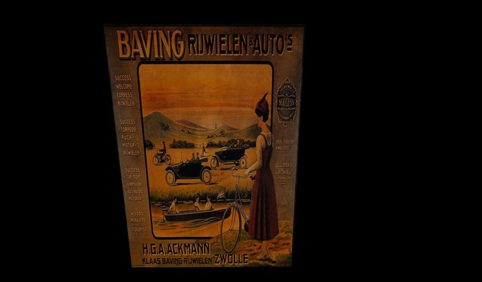 Bicycle Art Baving RijWeilen Antique 1