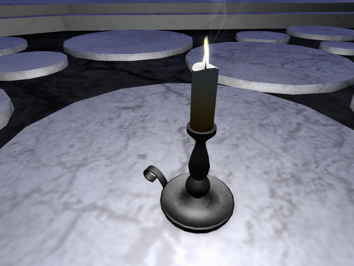 VRDz Decor Candle with Dish  + Menu