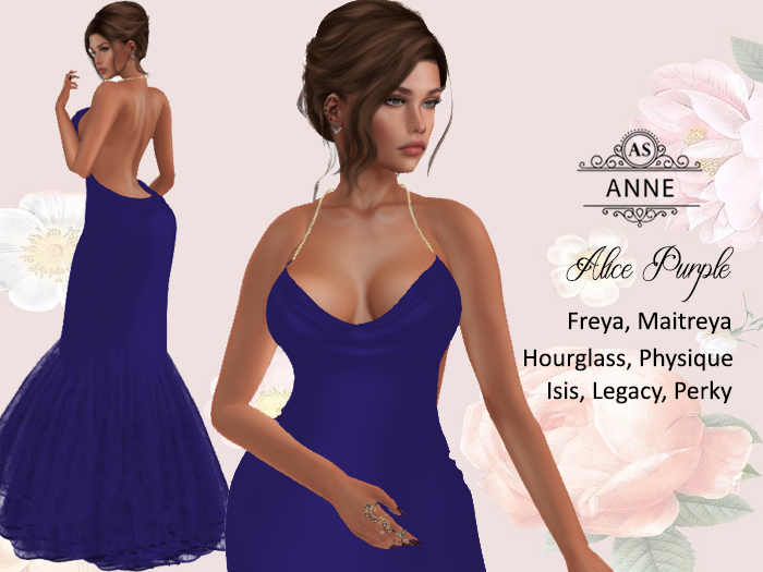 *AS* ALICE GOWN PURPLE