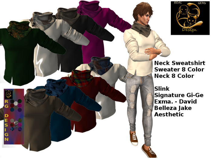 [RG] Premium Line High Neck Sweatshirt Fatpack (DemoBox)