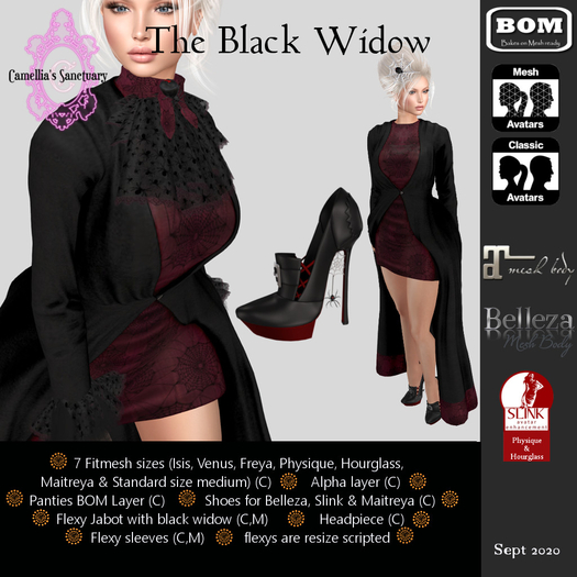 ::C S:: The Black Widow Outfit