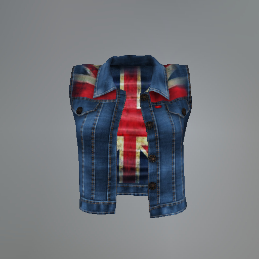 Union Jack Denim Belleza Vest box