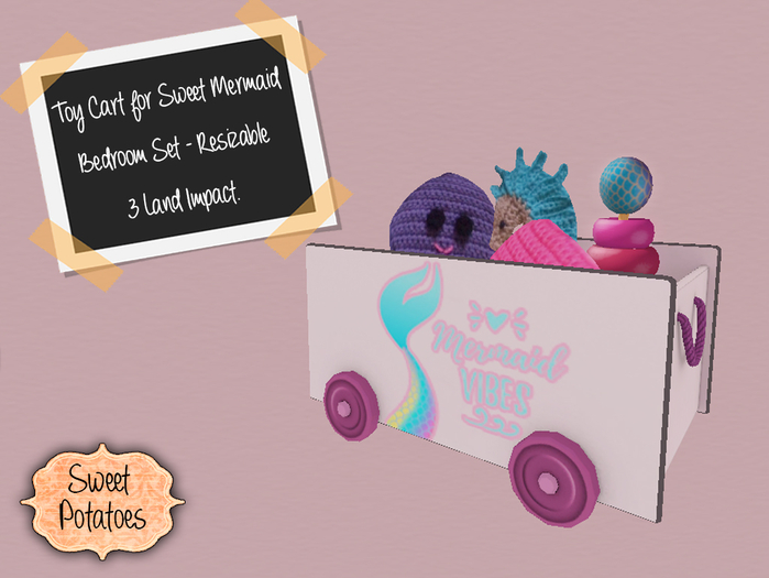 < SP > Sweet Mermaid Toy Cart
