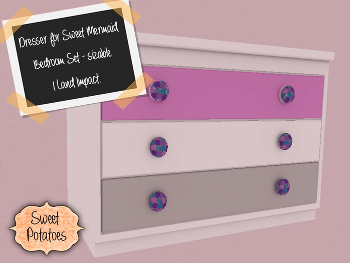 little mermaid dresser Mermaid Dresser SunnyMommy Creations