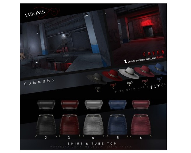 VARONIS - Coven - Hat & Choker [RoyalBlue]