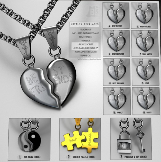 11. :BAMSE: Loyalty Necklaces - BRATS