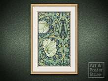 William Morris Decorative Design Poster #01 | Mesh Frame with 6 texture options