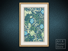 William Morris Decorative Design Poster #02 | Mesh Frame with 6 texture options