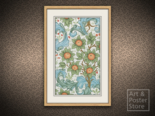 William Morris Decorative Design Poster #08 | Mesh Frame with 6 texture options
