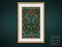 William Morris Decorative Design Poster #12 | Mesh Frame with 6 texture options