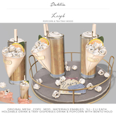 Dahlia - Leigh - Popcorn & Tea Tray - Wood