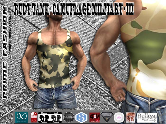 [PF] RUDY TANK - CAMUFLAGE MILITARY - III