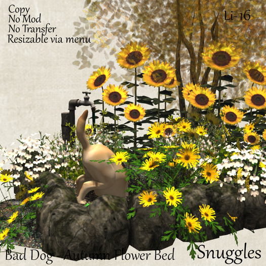 Bad Dog - Autumn Flower Bed By Suggles  Boxed