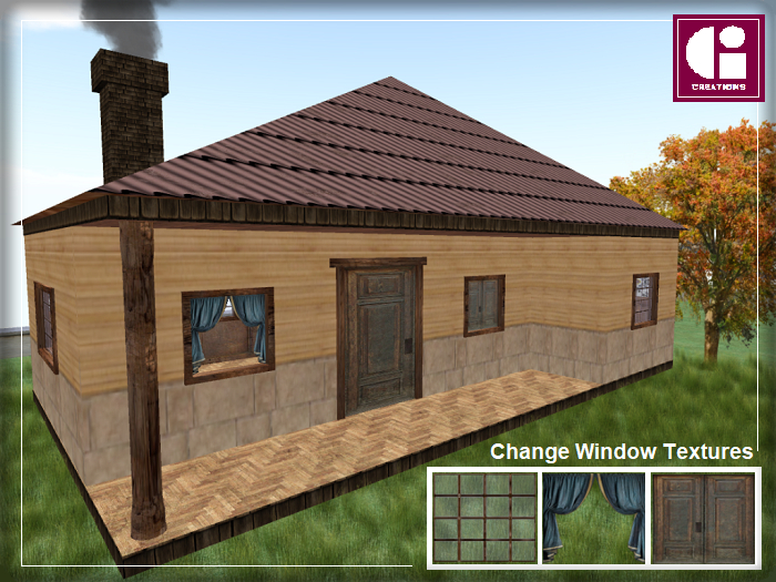 [Box Gi_Creations] Country House (10x17,5) 21 prims