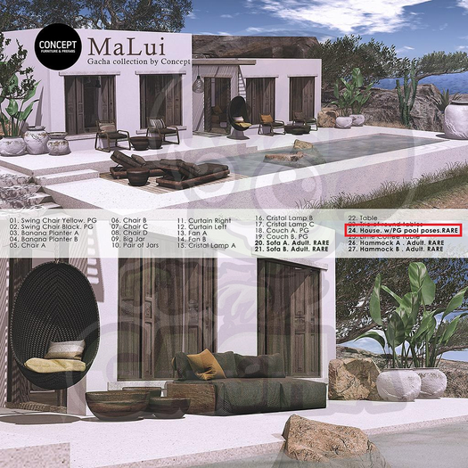 Concept} *24. Malui..House. RARE
