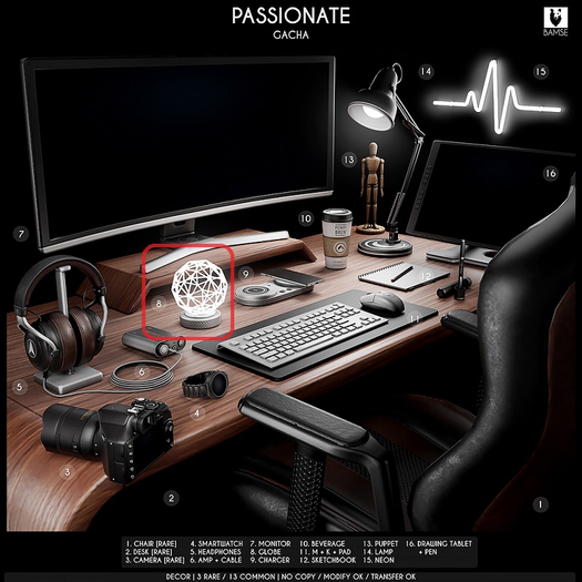 8. BAMSE : Passionate - Globe