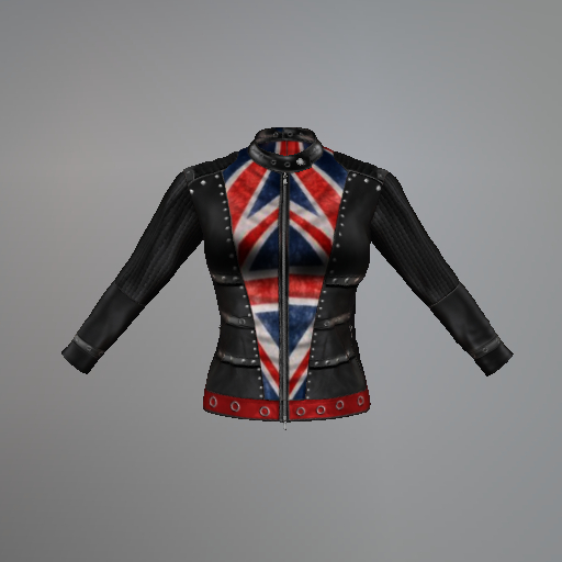 Union Jack Slink Biker Jacket