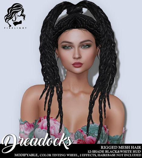 !!Firelight!! Dreadocks - Black&White