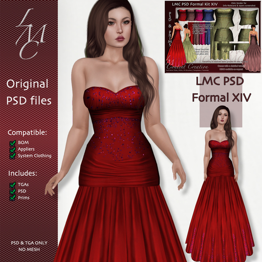 LMC PSD FILES - Formal Kit XIV - BOM