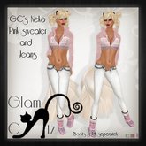 50% off Sale!! GC's Pink Neko Sweater n jeans