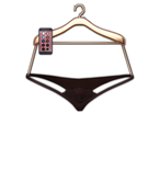 FRANSELA: "Duchess" Panties  - Choco